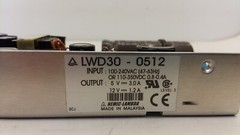 TDK LAMBDA LWD30-0512 SWITCH MODE POWER SUPPLY OUTPUT 5VDC 3A NNB