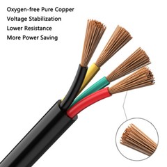 0.12-6mm² Flex Wire Copper 2/3/4/5/6/8/10 Cores Electrical Cable PVC Insulation