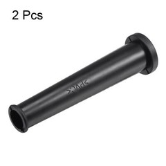 Cord Boot Protector Cable Sleeve Rubber 75mm Length Black 2 Pcs