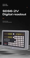 SDS6-2V 2-Axis Digital Readout DRO And Ka300 Linear Scale 70-1020mm