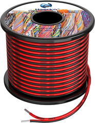 18 Awg Silicone Electrical Wire 2 Conductor Parallel Wire Line 60Ft