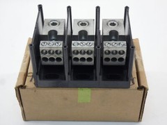 Ferraz Shawmut Mersen 67663 Power Distribution Block, 600V, 3P – NEW Surplus!