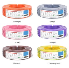 16-28AWG Flexible PVC Electronic Wire Tinned Copper Stranded Cable Multicolor