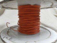 ALPHA VTG WIRE REEL 18g 1857 #18-7/25 PVC Wire Type B MIL-W-16878D 100?Ft Orange