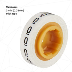 3M Scotchcode Wire Marker Tape Dispenser W/ Tape STD-0-9, Includes 1 Each of 0-9