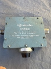NARDA Model 792FM ATTENUATOR 2.0-2.5 Gc, 0-17 DB MIN., 2.5-12.4Gc, 0-20 DB MIN