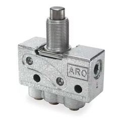 Aro 214-2-C Manual Air Control Valve, 3-Way, 5/32 In