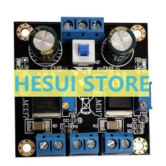 LM317 LM337 positive negative power supply linear DC regulated adjustable module