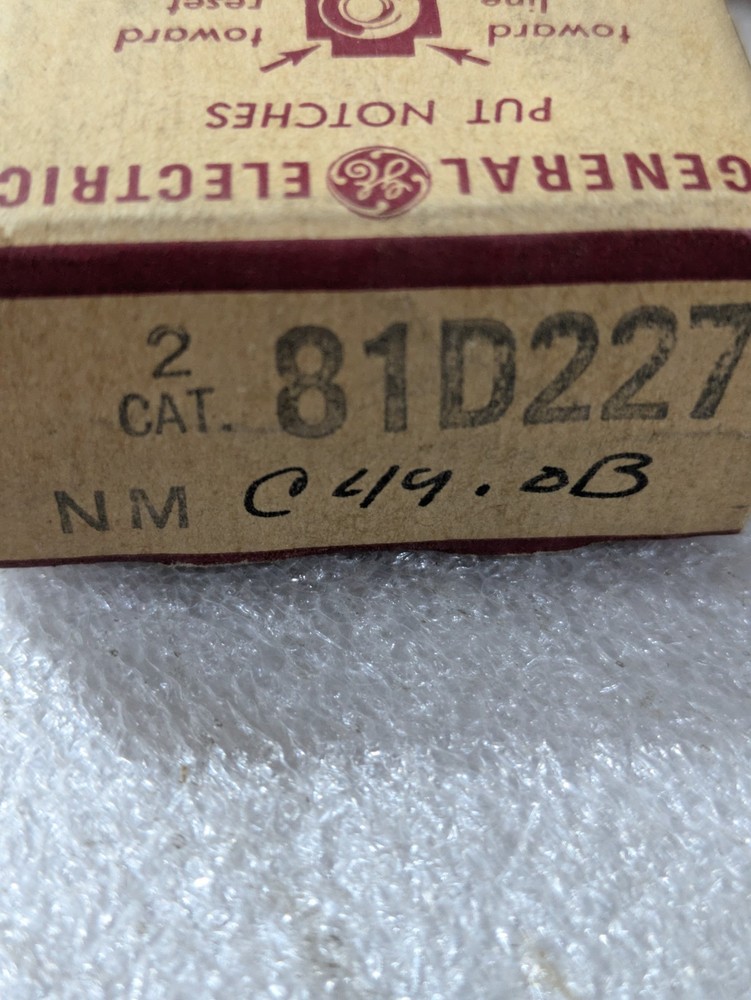 General Electric 81D227 CR123C043A Thermal Overload Relay Heater Element Motor