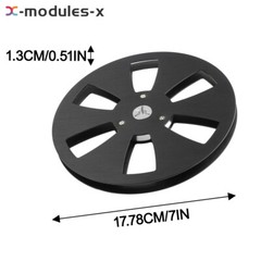 7 Inch Empty Reel 6 Hole Open Reel Sound Tape Reel Opening Machine Part New