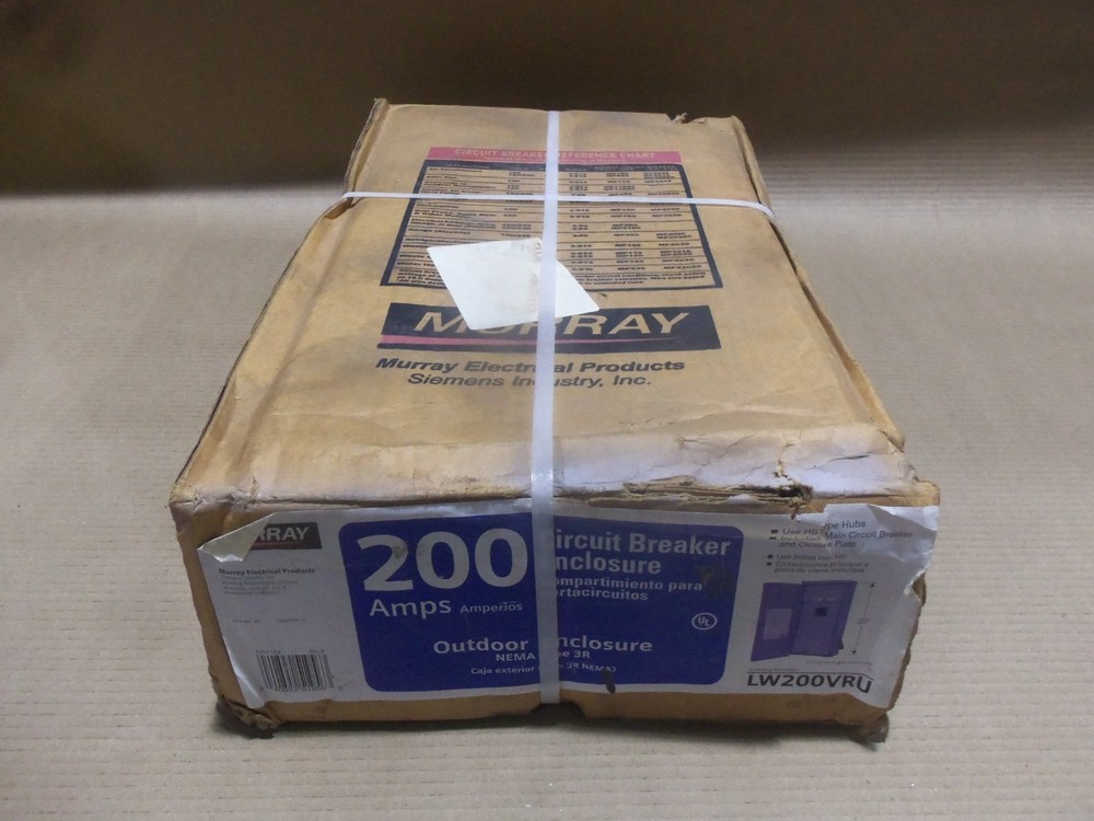 NEW Murray LW200VRU 200 Amp Breaker Enclosure Outdoor NEMA 3R 120/240V AK