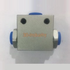 1PCS New Small 3-Way Female Hydraulic Shuttle Valve VUSF-G1/4 G3/8 G1/2 G3/4 G1