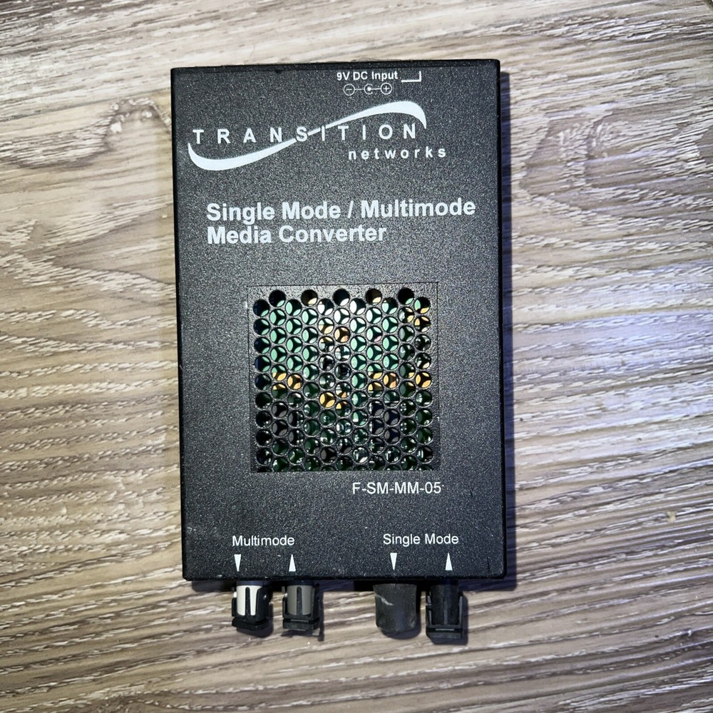 F-SM-MM-05 – TRANSITION NETWORKS – SINGLE MODE – MULTI MODE CONVERTER (G3)