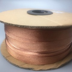 Flat Pure Copper Braid Cable Bare Copper Braid Wire Ground Lead 2mm – 28mm