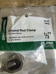 (25 Pack) Sigma ProConnex 1/2″ Universal Bronze Rod Grounding Clamp 3651919