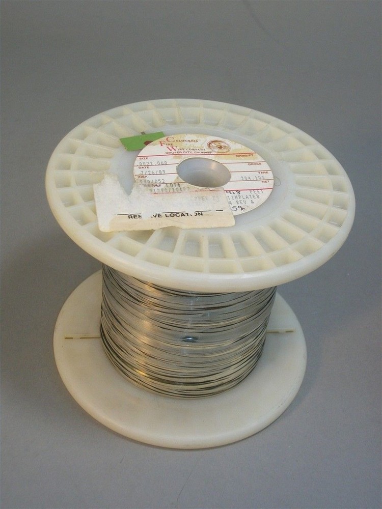 California Fine Wire Tin Plated Copper Wire A020114-0004-A 900ft – NEW OLD STOCK