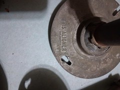 4″ Electrical Box Hanging 1/2″ Pipe Thread Swivel 15 Aligner Vintage SPERO