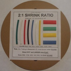 100 FT. YELLOW 3/64″ Polyolefin 2:1 Heat Shrink Tubing