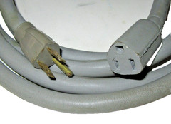 NOS Belden NEMA 5-15 Heavy Duty 9ft Extension Cord 15A/125V 14 AWG Made in USA