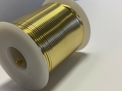 Yellow Brass Wire 14 Gauge 1 lb Spool (80 Feet) Diameter 0.064