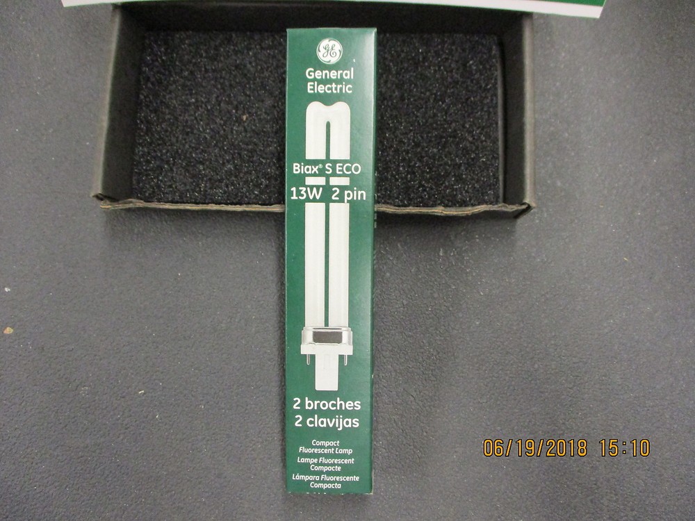 97569 GE Lighting 13 Watt – 2 Pin GX23 Base – 3500K – CFL BRAND NEW! LOT OF 10