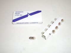 CED P-51 INCANDESCENT LAMP TYPE 51 7.5V BULB B9 BAYONET 10PC HICKOK TUBE TESTER