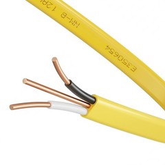 VEVOR NM-B Wire 12AWG/2C Copper Core Cable 100 ft Electrical Wire with Ground