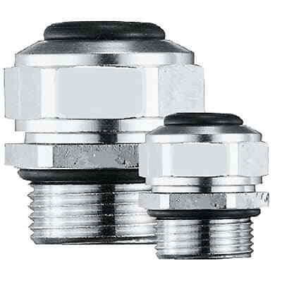 Heyco 4547 Lot of 19, Liquid Tight Cordgrip, Nickel Plated Brass, Accepted Cable