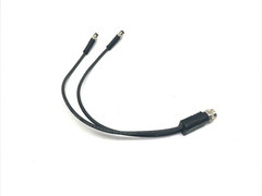 Escha YK-FK4M12-2AL-SSP3-0,3/0,3/S370 Splitter Y-Cable M12 to Dual M8, 8075852