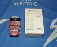 NIB Siemens 3SB03-LT1A 30mm 120V Pilot Light + 1 Year Warranty