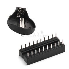 6 Digit AT89C2051 Electronic Clock Kit Digital LED Tube Clock Set DIY DC 5-12V