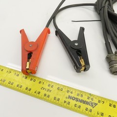 16 Awg 4 Conductor Test Cable With Alligator Clamp & Bendix 4 Pin Connector 30’L