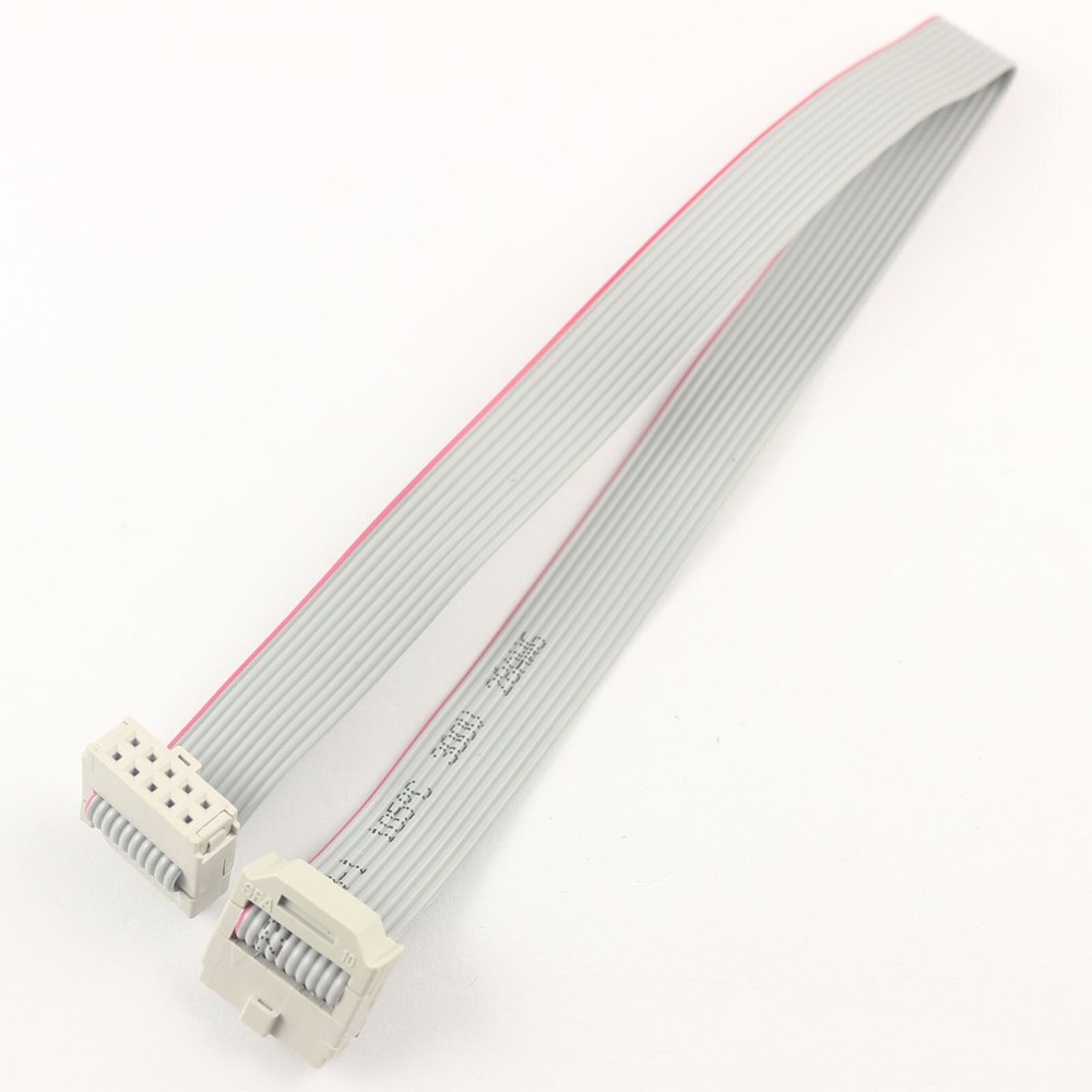 1Pcs 2.54mm Pitch 2x5Pin 10 Pin 10 Wire Extension IDC Flat Ribbon Cable L= 30CM