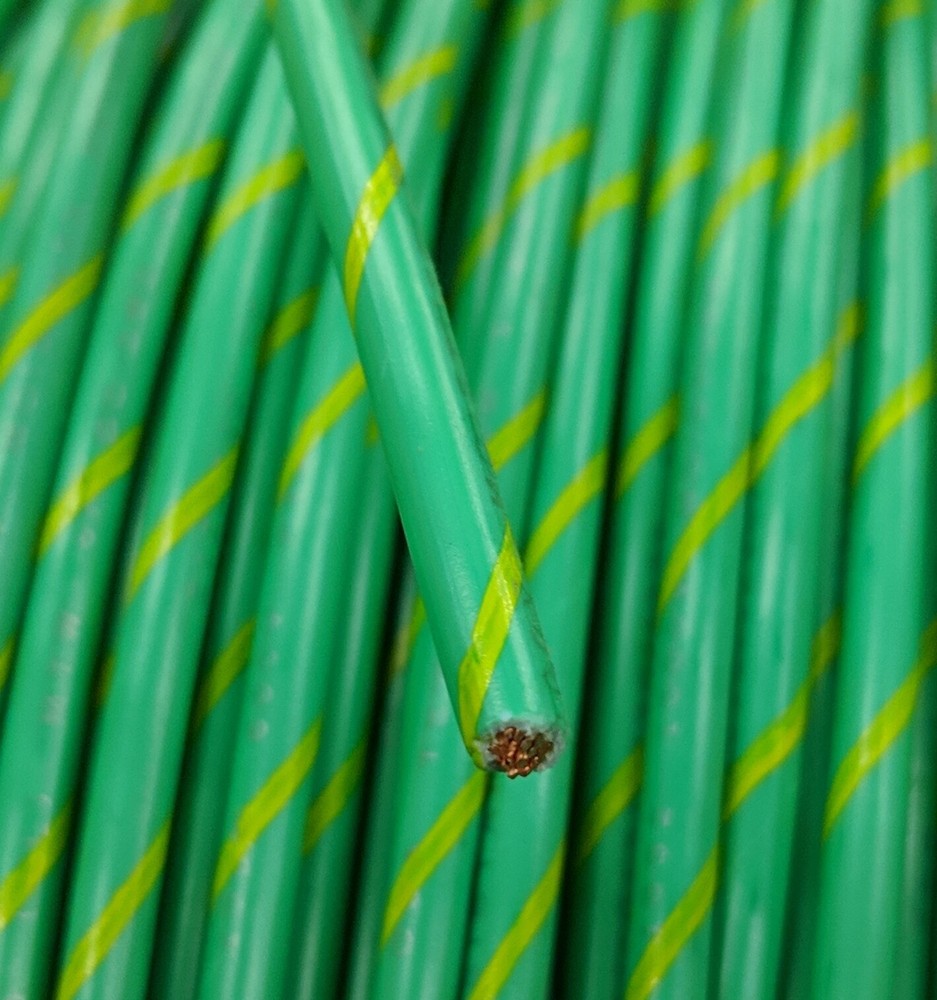 1569-14GN, AIW, Wire 14Awg Ul1007 Green/Yellow Wire, 160 FT