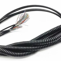 12-21 Cores Spring Spiral Cable Coiled Cable for CNC Handheld Encoder MPG