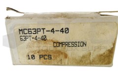 LOT OF 2 NEW BOX OF 10 PARKER 63PT-4-40 COMPRESSION FITTING MC63PT-4-40 *READ*