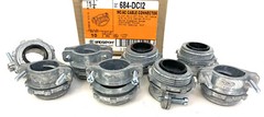 10 Pack 684-DCI2 BRIDEGPORT 684-DCI2 1-1/4 MC /AC CABLE CONNNECTORS- 10 Pack