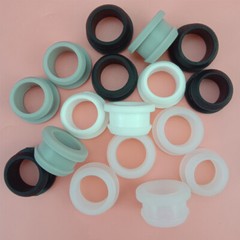 10X Silicone Rubber Cable Grommet Snap-in Firewall Hole Electrical Wiring Gasket