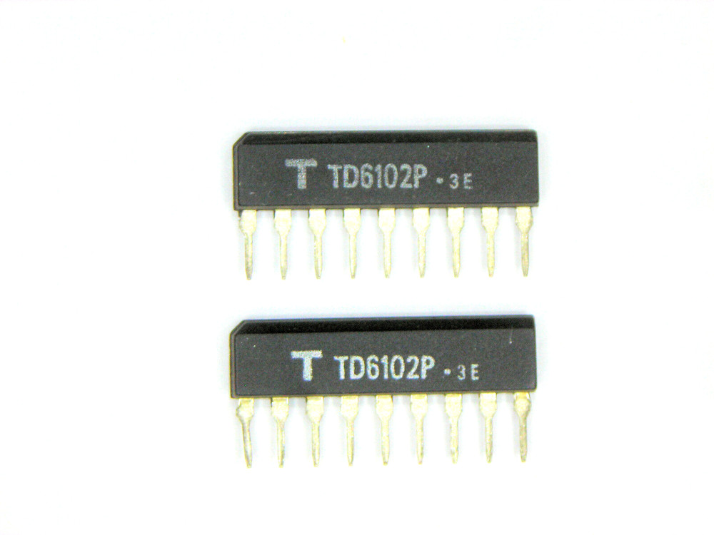 TD6102P “Original” Toshiba 9P SIP IC 2 pcs