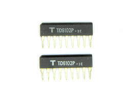TD6102P “Original” Toshiba 9P SIP IC 2 pcs