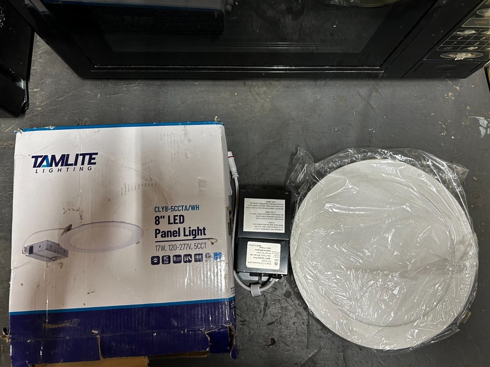 TAMLITE 8” LED PANEL LIGHT # CLY8-5CCTA/WH