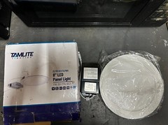 TAMLITE 8” LED PANEL LIGHT # CLY8-5CCTA/WH