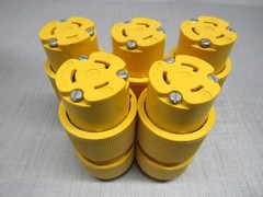 General Electric 20A.125V L5 Locking Female Plug Lot of 5