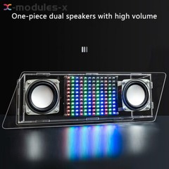 DIY Bluetooth Speaker Kit LED Music Spectrum Electronic Soldering Electronic Kit