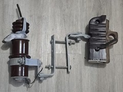 GE Chocolate Box Fused Cutout and Hubbard Autogap Arrester