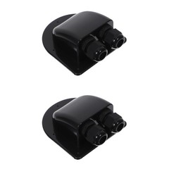 2pcs Cable Gland Waterproof Cable Pass Through 2-hole Rv Gland