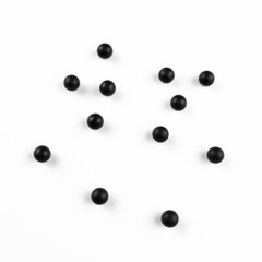 Black Solid Nitrile Rubber Balls 4mm 4.5mm 4.76mm 5.3mm 6mm 6.35mm 6.7mm -12.7mm