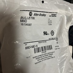 ALLEN BRADLEY 889D-F4BC-10 CORDSET DC Micro. Rockwell automation. 4 pin.