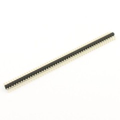 5Pcs Gold Plated 1.0mm Pitch 50 Pin Header Male Connector Single Right Angle