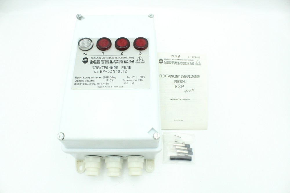 METALCHEM EP-53N105TZ Electronic Relay 220V 50Hz IP55